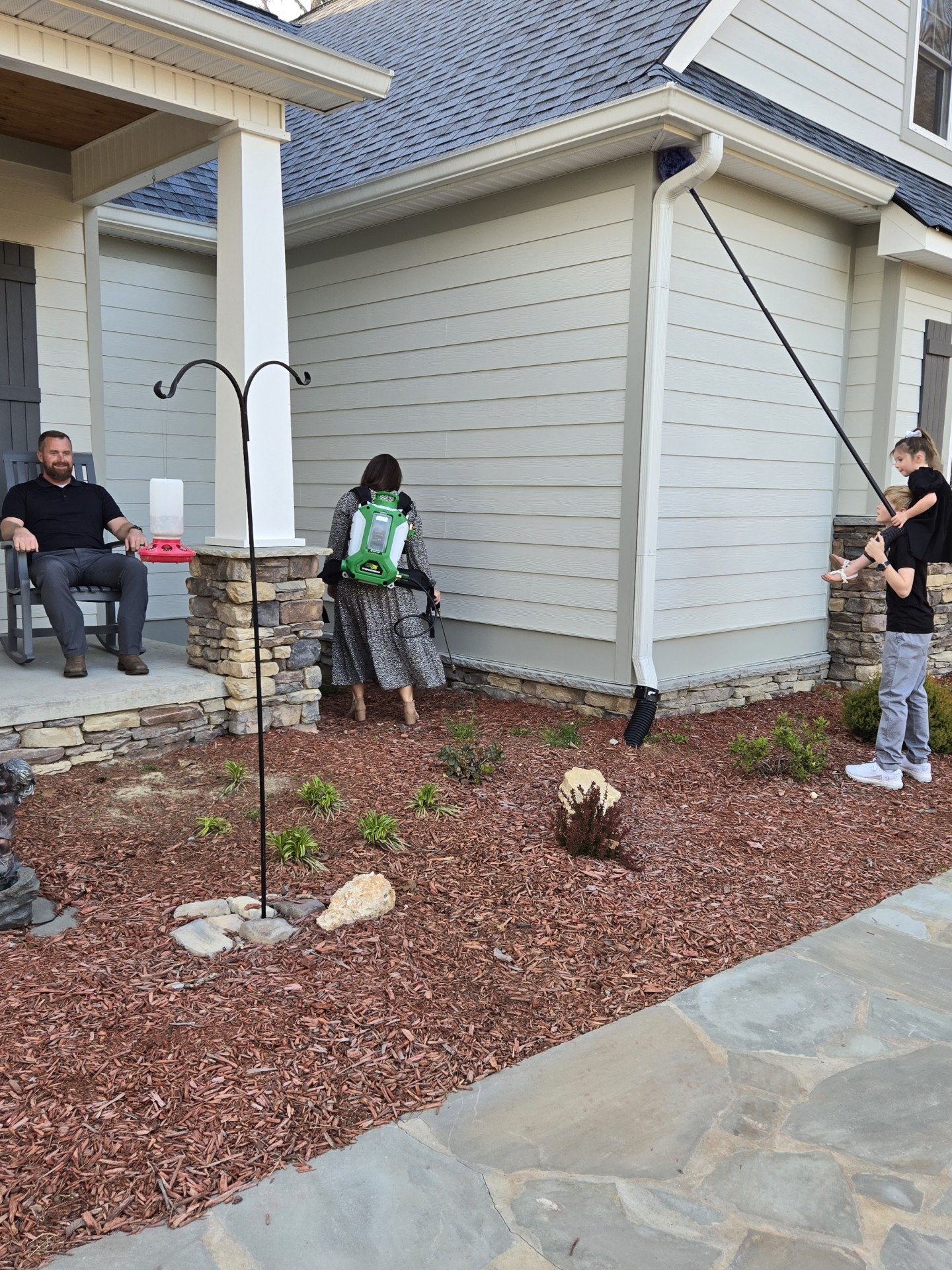 image3 The White Family protecting a home against pests.